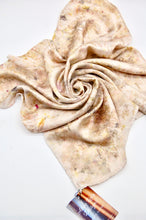 Load image into Gallery viewer, Botanically Dyed Silk Bandana - Charmeuse Silk