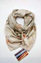 Load image into Gallery viewer, Botanically Dyed Silk Wild Rag - Habotai Silk