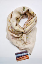 Load image into Gallery viewer, Botanically Dyed Silk Wild Rag - Habotai Silk