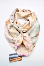 Load image into Gallery viewer, Botanically Dyed Silk Wild Rag - Charmeuse Silk