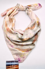 Load image into Gallery viewer, Botanically Dyed Silk Wild Rag - Charmeuse Silk