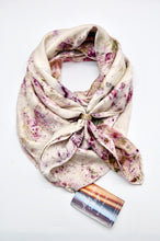 Load image into Gallery viewer, Botanically Dyed Silk Wild Rag - Charmeuse Silk