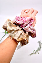Load image into Gallery viewer, Botanically Dyed Large Silk Scrunchies
