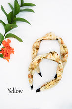 Load image into Gallery viewer, Botanically Dyed Silk Rigid Headbands