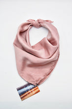 Load image into Gallery viewer, Botanically Dyed Silk Solid Bandana - Charmeuse Silk