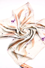 Load image into Gallery viewer, Botanically Dyed Silk Bandana - Charmeuse Silk