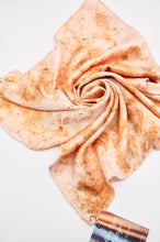 Load image into Gallery viewer, Botanically Dyed Silk Bandana - Charmeuse Silk