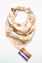 Load image into Gallery viewer, Botanically Dyed Silk Bandana - Charmeuse Silk