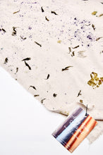 Load image into Gallery viewer, Botanically Dyed Silk Bandana - Raw Silk
