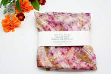 Load image into Gallery viewer, Botanically Dyed Mulberry Silk Pillowcase
