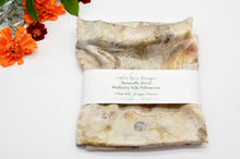 Load image into Gallery viewer, Botanically Dyed Mulberry Silk Pillowcase