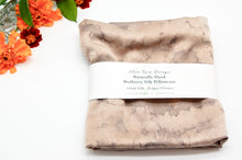 Load image into Gallery viewer, Botanically Dyed Mulberry Silk Pillowcase