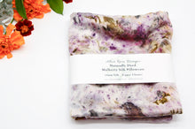 Load image into Gallery viewer, Botanically Dyed Mulberry Silk Pillowcase