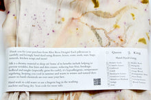 Load image into Gallery viewer, KING SIZE Botanically Dyed Mulberry Silk Pillowcase