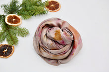 Load image into Gallery viewer, Botanically Dyed Mulberry Silk Pillowcase