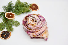 Load image into Gallery viewer, Botanically Dyed Mulberry Silk Pillowcase