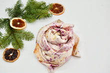 Load image into Gallery viewer, Botanically Dyed Mulberry Silk Pillowcase