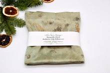 Load image into Gallery viewer, Botanically Dyed Mulberry Silk Pillowcase