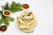 Load image into Gallery viewer, Botanically Dyed Mulberry Silk Pillowcase