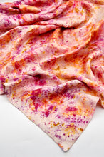 Load image into Gallery viewer, KING SIZE Botanically Dyed Mulberry Silk Pillowcase