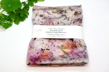 Load image into Gallery viewer, KING SIZE Botanically Dyed Mulberry Silk Pillowcase