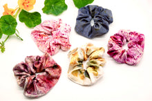 Load image into Gallery viewer, Botanically Dyed Silk Scrunchies