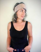 Load image into Gallery viewer, Botanically Dyed Silk Bandana - Raw Silk