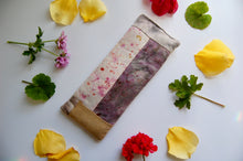 Load image into Gallery viewer, Botanically Dyed Raw Silk Eye Pillow