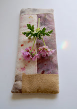 Load image into Gallery viewer, Botanically Dyed Raw Silk Eye Pillow