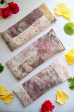 Load image into Gallery viewer, Botanically Dyed Raw Silk Eye Pillow