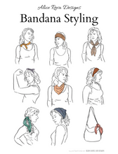 Load image into Gallery viewer, Botanically Dyed Silk Bandana - Habotai Silk