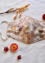 Load image into Gallery viewer, Botanically Dyed Raw Silk Face Masks