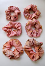 Load image into Gallery viewer, Botanically Bundle Dyed Silk Scrunchies