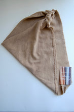Load image into Gallery viewer, Botanically Dyed Silk Bandana - Raw Silk