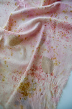 Load image into Gallery viewer, Botanically Dyed Silk Bandana - Raw Silk