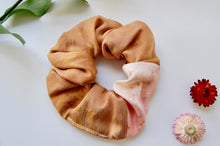 Load image into Gallery viewer, Botanically Dyed Patchwork Silk Scrunchies