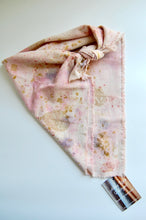 Load image into Gallery viewer, Botanically Dyed Silk Bandana - Raw Silk