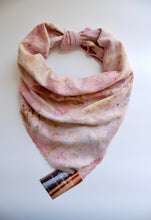 Load image into Gallery viewer, Botanically Dyed Silk Bandana - Raw Silk