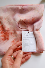 Load image into Gallery viewer, Botanically Dyed Mulberry Silk Pillowcase