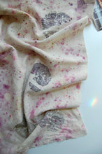 Load image into Gallery viewer, Botanically Dyed Silk Bandana - Raw Silk