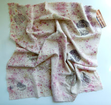 Load image into Gallery viewer, Botanically Dyed Silk Bandana - Raw Silk