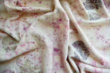 Load image into Gallery viewer, Botanically Dyed Silk Bandana - Raw Silk