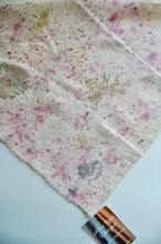 Load image into Gallery viewer, Botanically Dyed Silk Bandana - Raw Silk