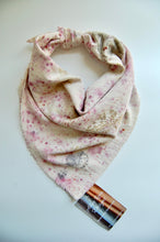 Load image into Gallery viewer, Botanically Dyed Silk Bandana - Raw Silk
