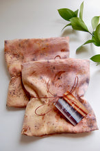 Load image into Gallery viewer, Botanically Dyed Mulberry Silk Pillowcase