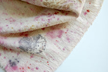 Load image into Gallery viewer, Botanically Dyed Silk Bandana - Raw Silk