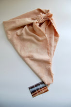 Load image into Gallery viewer, Botanically Dyed Silk Bandana - Raw Silk