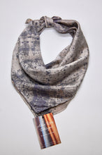 Load image into Gallery viewer, Botanically Dyed Silk Bandana - Charmeuse Silk