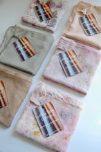 Load image into Gallery viewer, Botanically Dyed Silk Bandana - Raw Silk