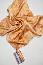 Load image into Gallery viewer, Botanically Dyed Silk Bandana - Charmeuse Silk